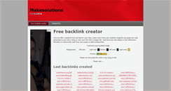 Desktop Screenshot of makesolutions.com